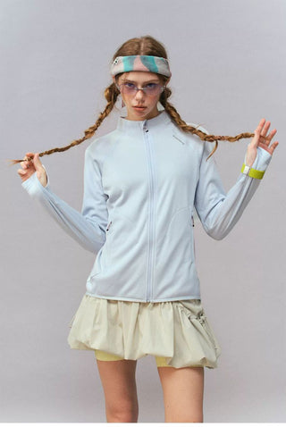 [Monterest] Fleece-Lined Stand Collar Zip-Up Jacket