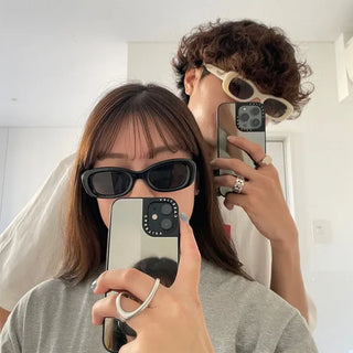 Simple oval sunglasses