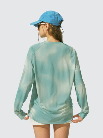 [Monterest] Tie-Dye Print Long Sleeve UPF50+ Tee