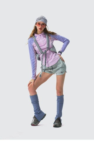 [Monterest] Half-Zip Slim Fit UV Protection Top