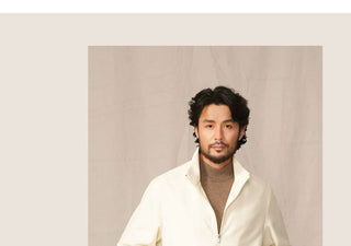 [CULTUM] Wool Blend Stand Collar Zip Jacket