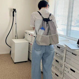 String Nylon Backpack