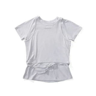 [Monterest] Slim Fit Tank & Tie-Front Tee Set