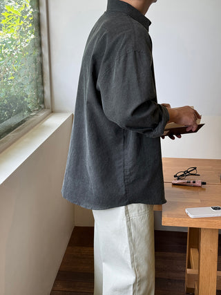 Thor Crack Pigment Oversized Shirt