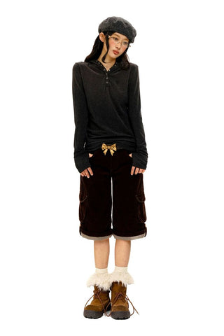 [Moromoro2] Stretch Cotton Blend Layering  Set