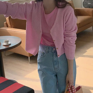 Ribbed cardigan