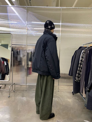 NEVERSEEZ Detachable Fur Collar Parka Jacket