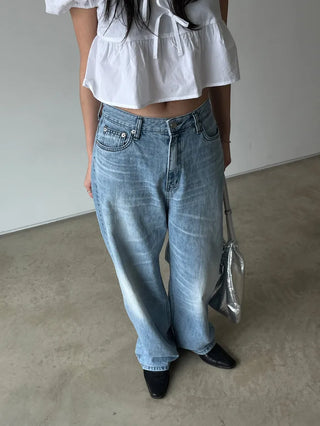brush washing wide jeans (s-l)