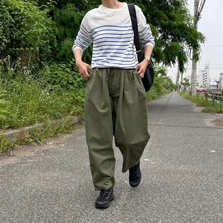 cotton balloon pants (khaki)