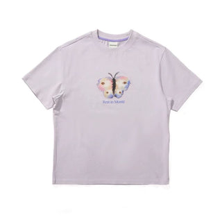 [Monterest] Ink Print Crewneck Cotton T-Shirt