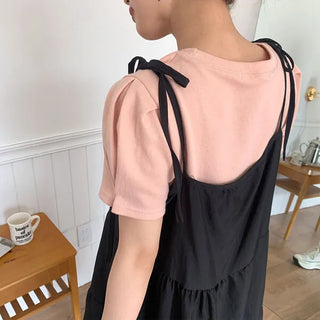 Ribbon Mini Can-Can Dress