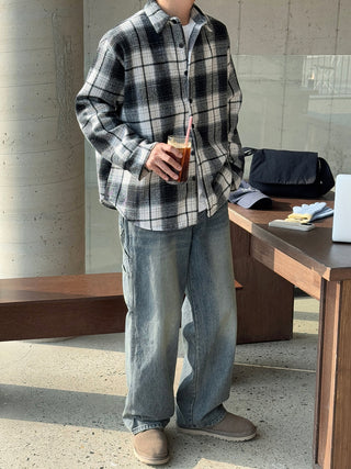 Encore Wool Tartan Check Shirt