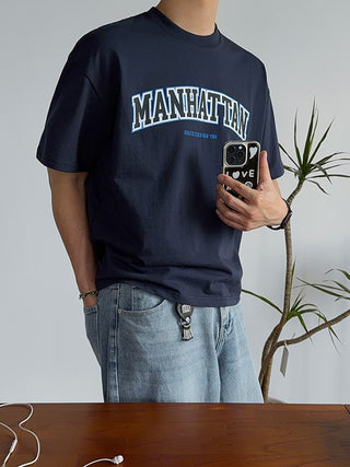 Manhattan Semi-Crop 1/2 T-shirt