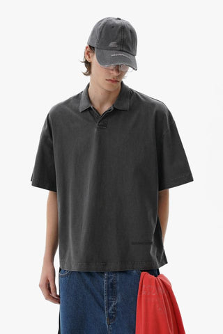 [MASONPRINCE] Washed Embossed Logo Top (3 Versions)