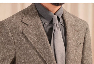 [CULTUM] Merino Wool Blend Herringbone Suit