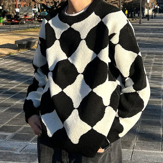 Circle Argyle Knit