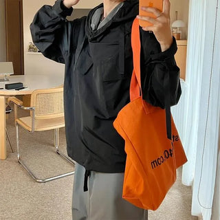 Two-pocket anorak jacket