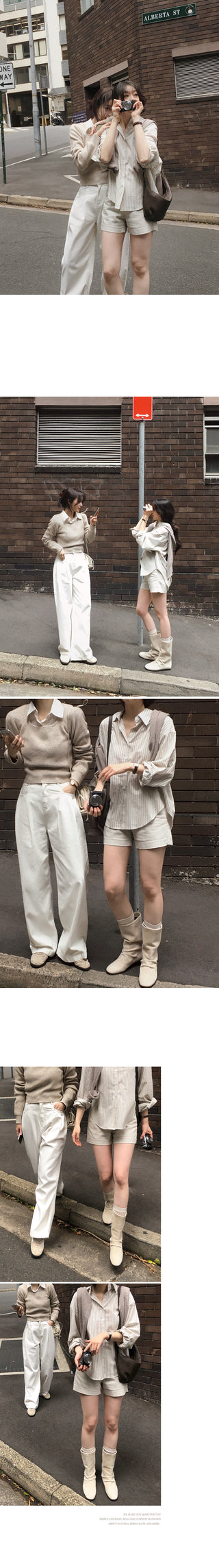 (Short/Basic/Long) (5 colors) Cotton Slacks Pants