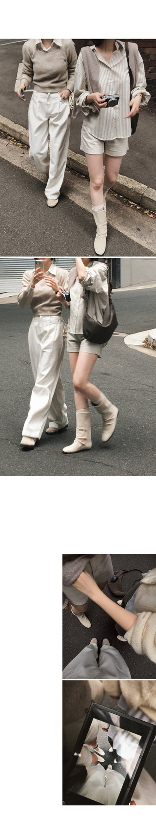 (Short/Basic/Long) (5 colors) Cotton Slacks Pants
