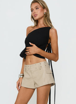 Born To Ride Shorts Cream