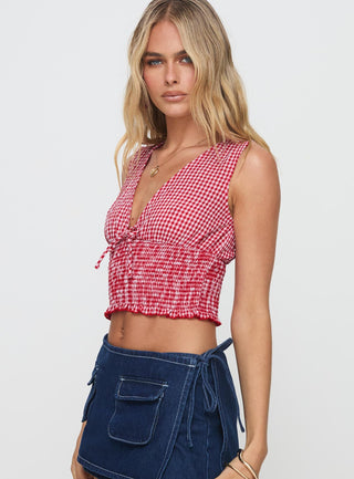 Mixing It Up Top Red  White