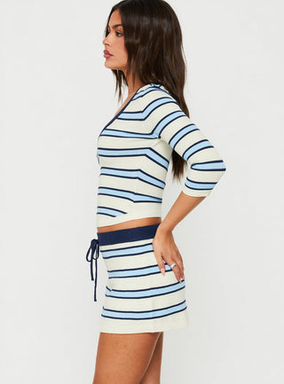 Kissie Knit Skort Multi Stripe