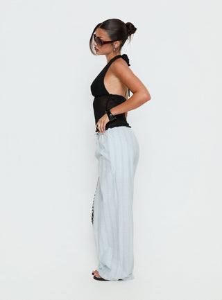 Parklea Pants Blue  White Stripe