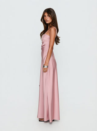 Engracia Sequin Maxi Dress Pink