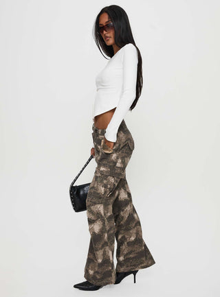 Mischief Camo Pants Green