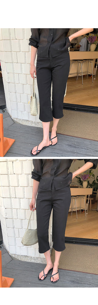 [2 colors] Capri Pants