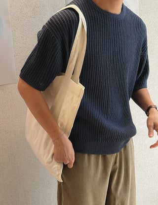 Simple Sci-Fit Round Knit (4 colors)