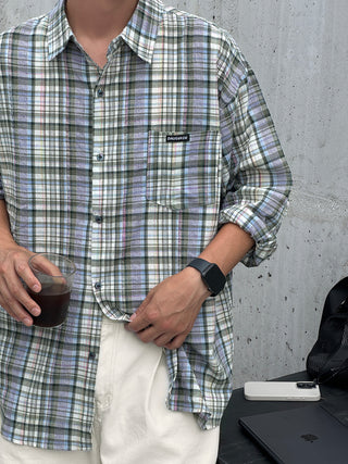 Amande Summer Check Shirt