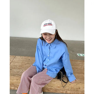 Oversized cotton shirt