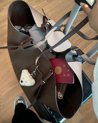 Strap Point Shoulder Bag