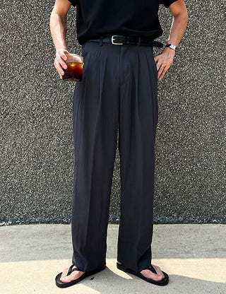 BEAST Cold Double-Pleat Elastic Pants (3 colors)