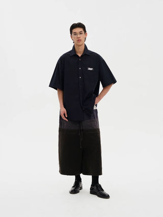 [MASONPRINCE] Pima Cotton Blend Short Sleeve Shirt