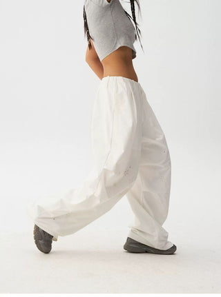 [Monterest] Quick-Dry Burnout Wide Leg Pants