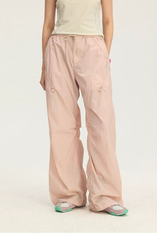 [Monterest] UPF50+ Water-Resistant Ruched Parachute Pants