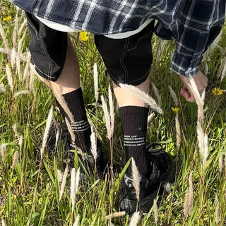Bag lettering socks