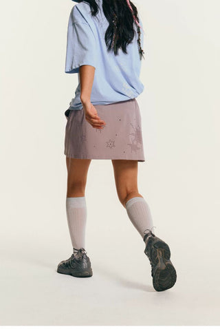 [Monterest] Quick-Dry Outdoor Skort with Totem Print