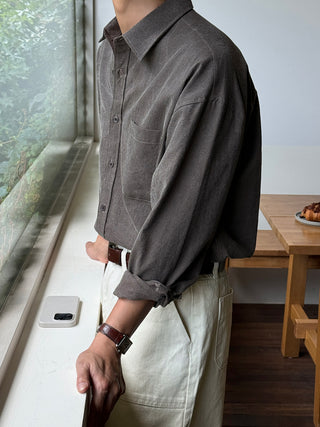 Thor Crack Pigment Oversized Shirt