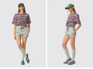 [Monterest] Cotton Totem Stripe Embroidered Tee