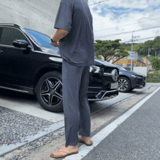 1 + 1 Ice T-shirt + Wide Pants (set)