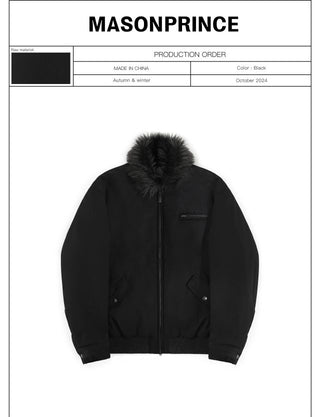 MASONPRINCE Long-Haired Collar Jacket