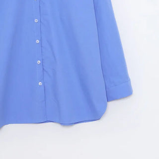 Oversized cotton shirt