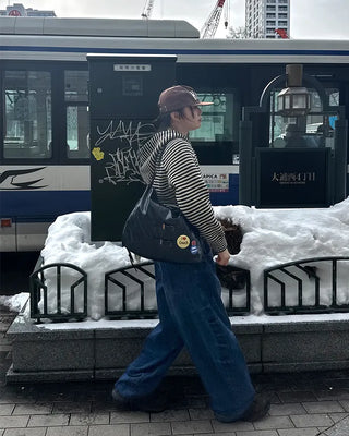 2-Way Leather Shoulder & Tote Bag