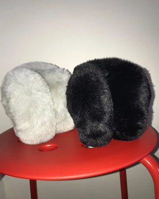 Milk fur earmuffs