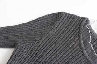 (3 colors) Layered Rib Knit