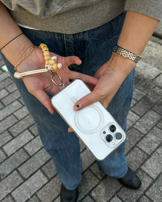 [7th Re-release] (ORIGINAL) Cord Knot Wood Keyring (natural)