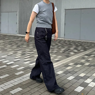 Non-faded engine denim